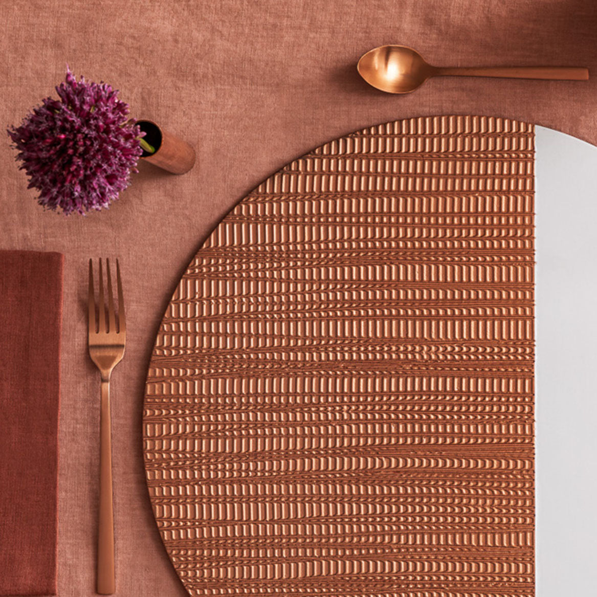 Sottopiatto Tracce Rame - Decoro 100