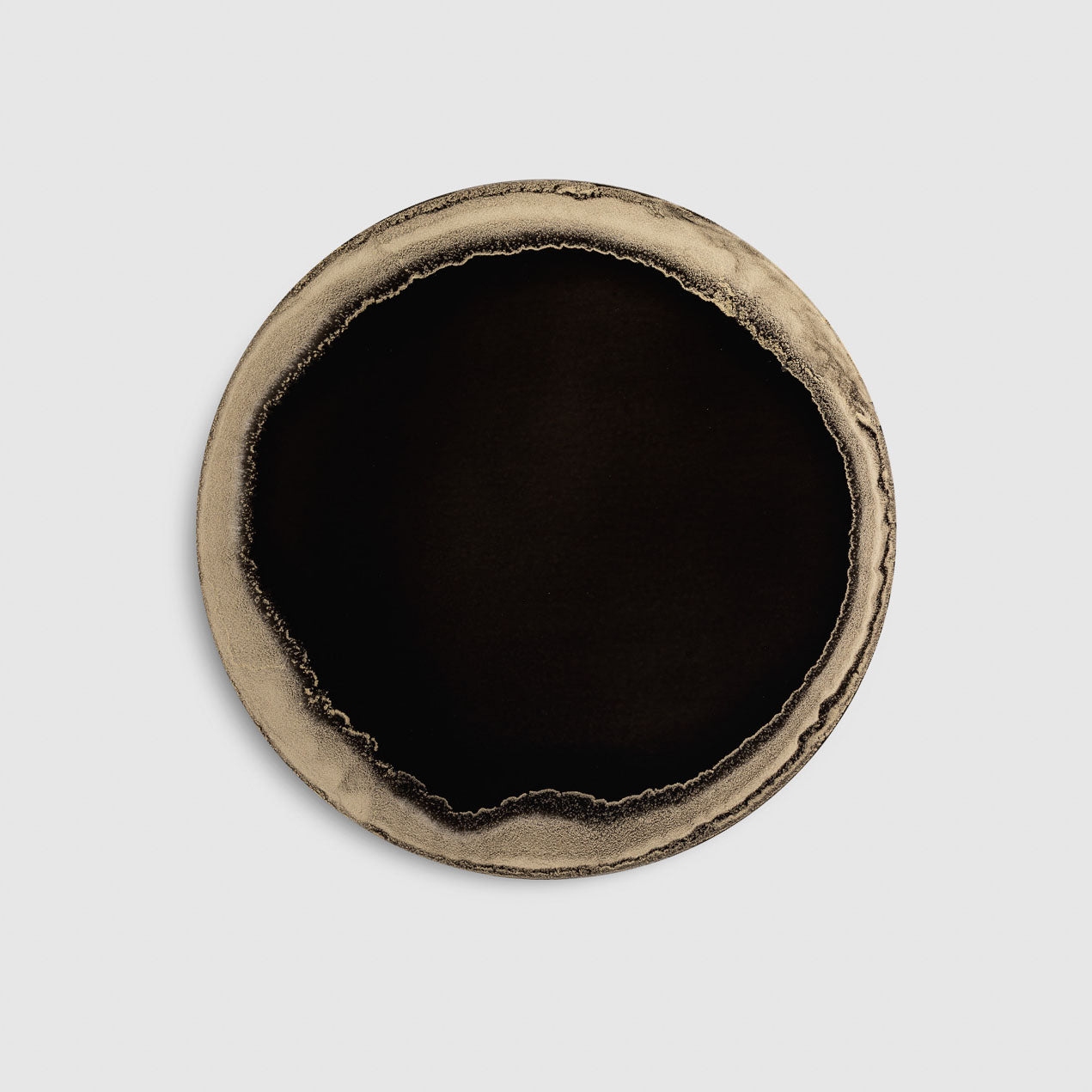 Sottopiatto Inchiostro Nero oro - Decoro 100