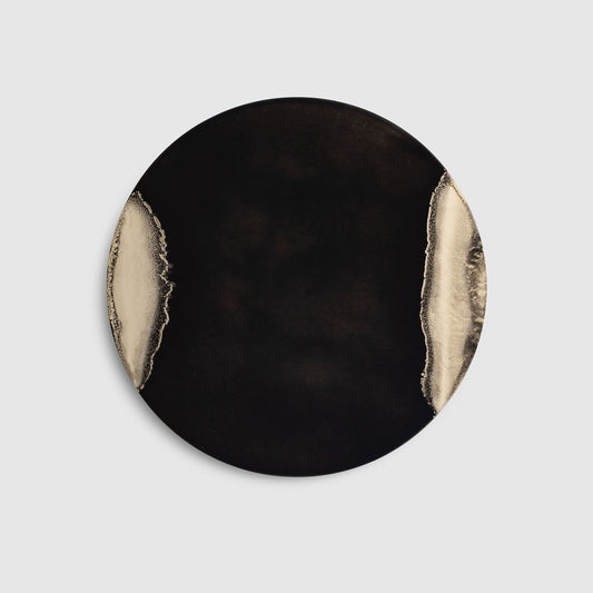 Sottopiatto Inchiostro Nero oro - Decoro 50