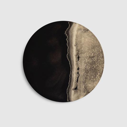 Sottopiatto Inchiostro Nero oro - Decoro 70