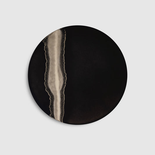 Sottopiatto Inchiostro Nero oro - Decoro 90