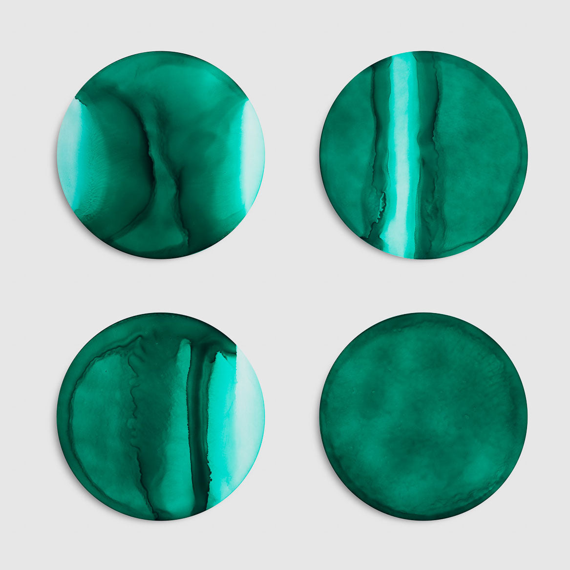 Sottopiatto Inchiostro Malachite - Decoro 90