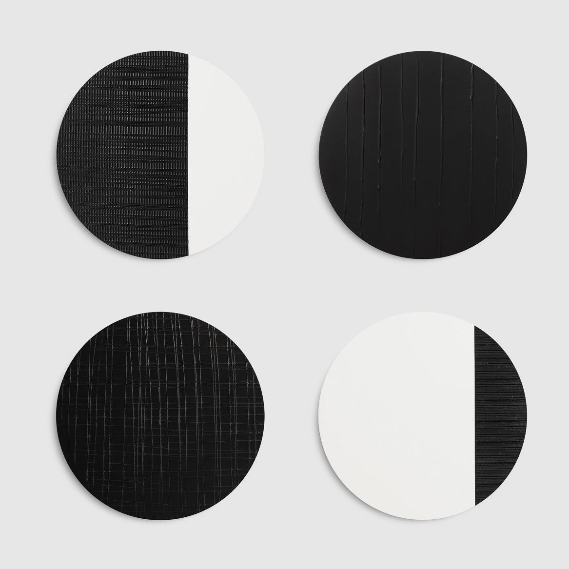 Sottopiatto Tracce Carbone - Decoro 70