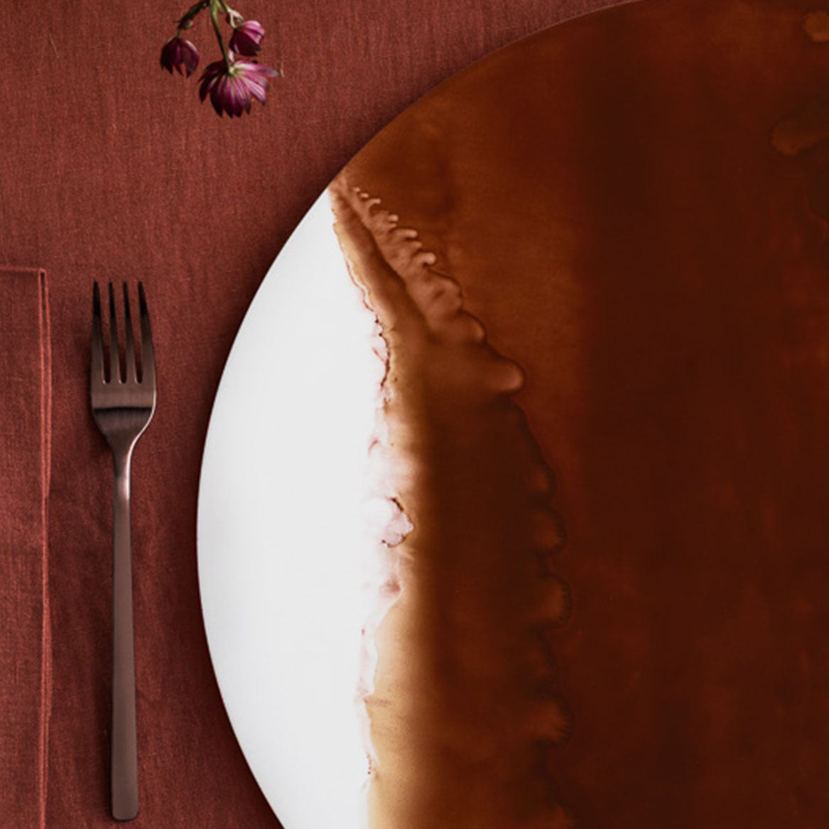 Sottopiatto Inchiostro Terra - Decoro 90