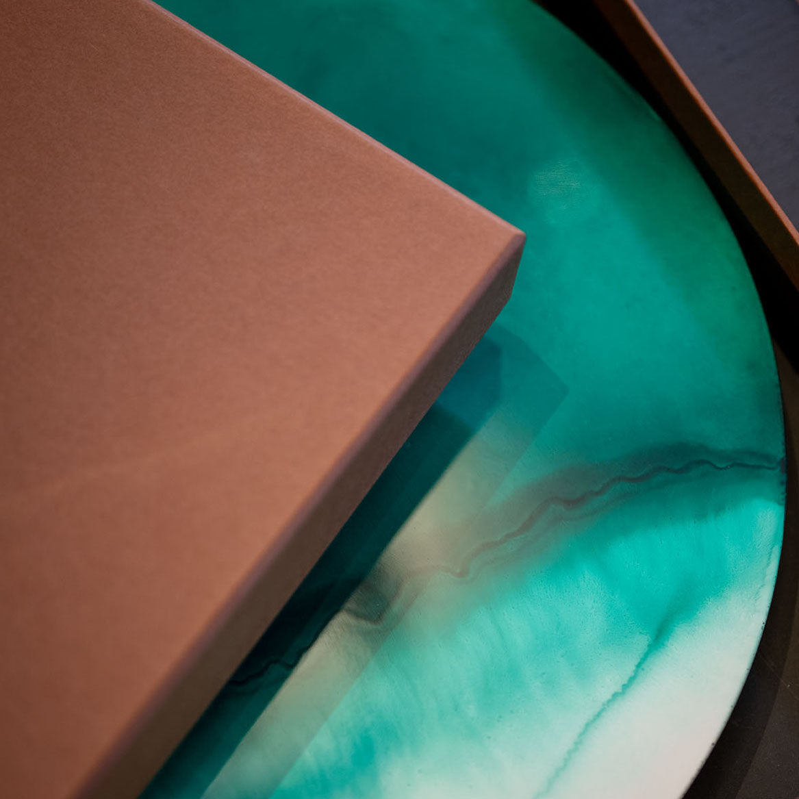 Sottopiatto Inchiostro Malachite - Decoro 50